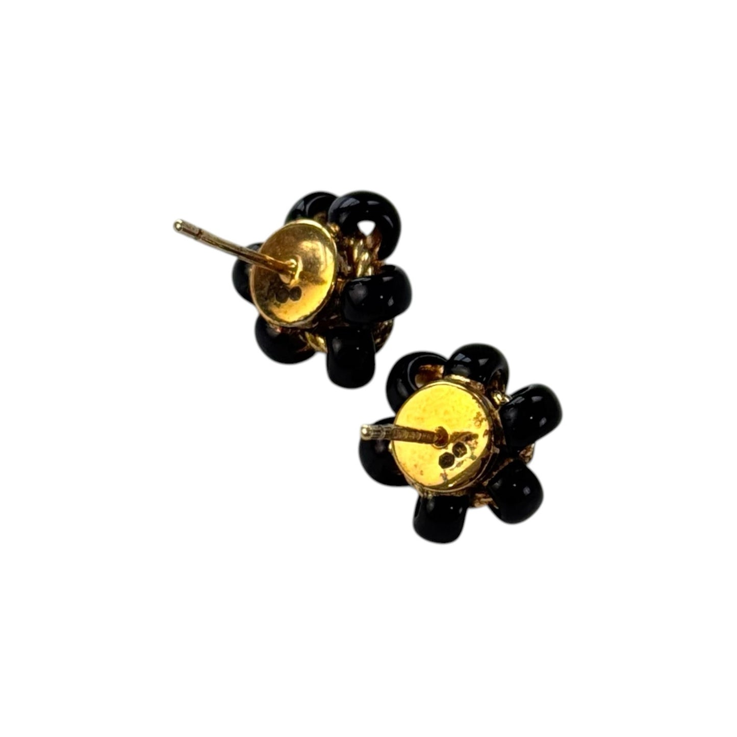 Bottega Veneta Beaded Flower Earrings
