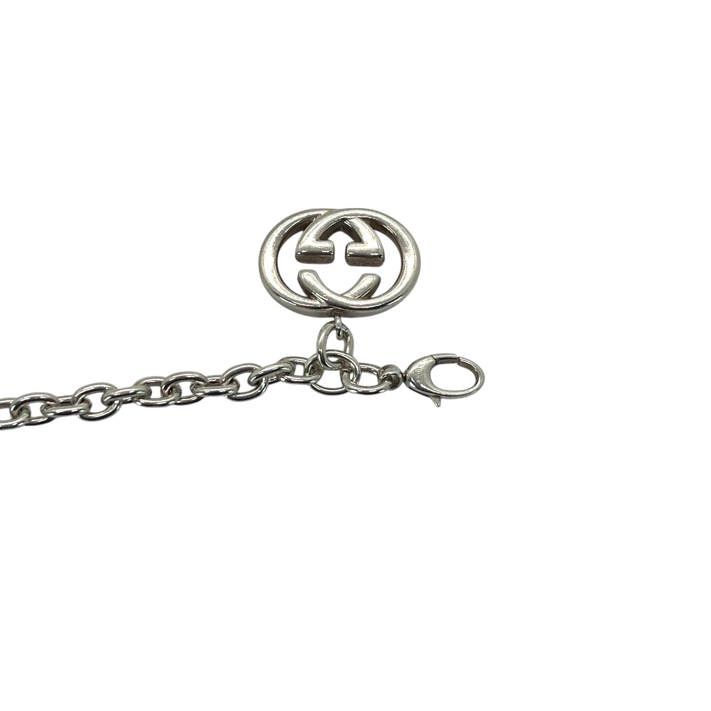Gucci GG Sterling Silver Charm Bracelet
