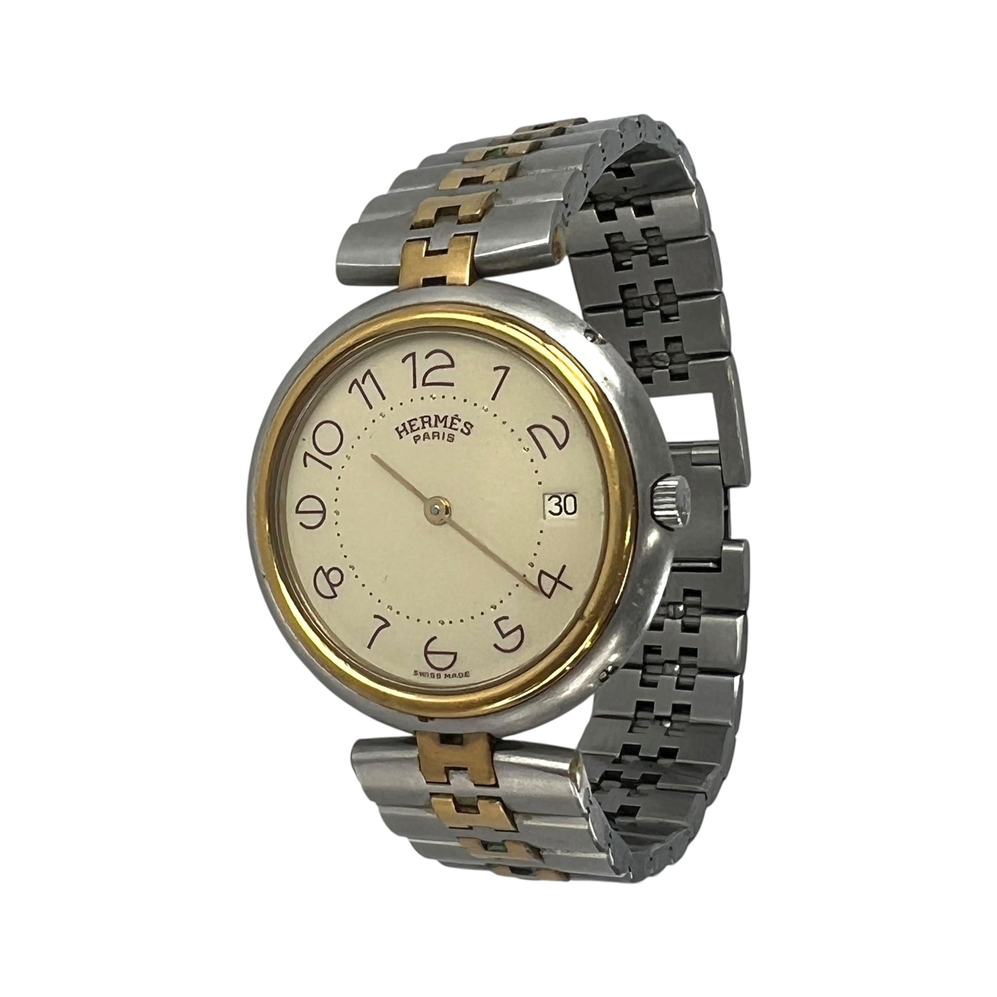 Hermes Vintage Two-Toned Watch