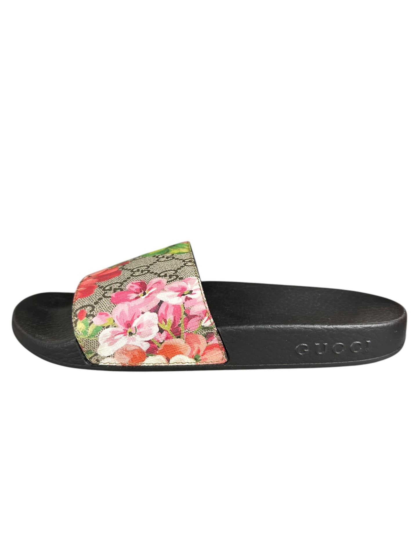 Gucci Monogram Floral Slides