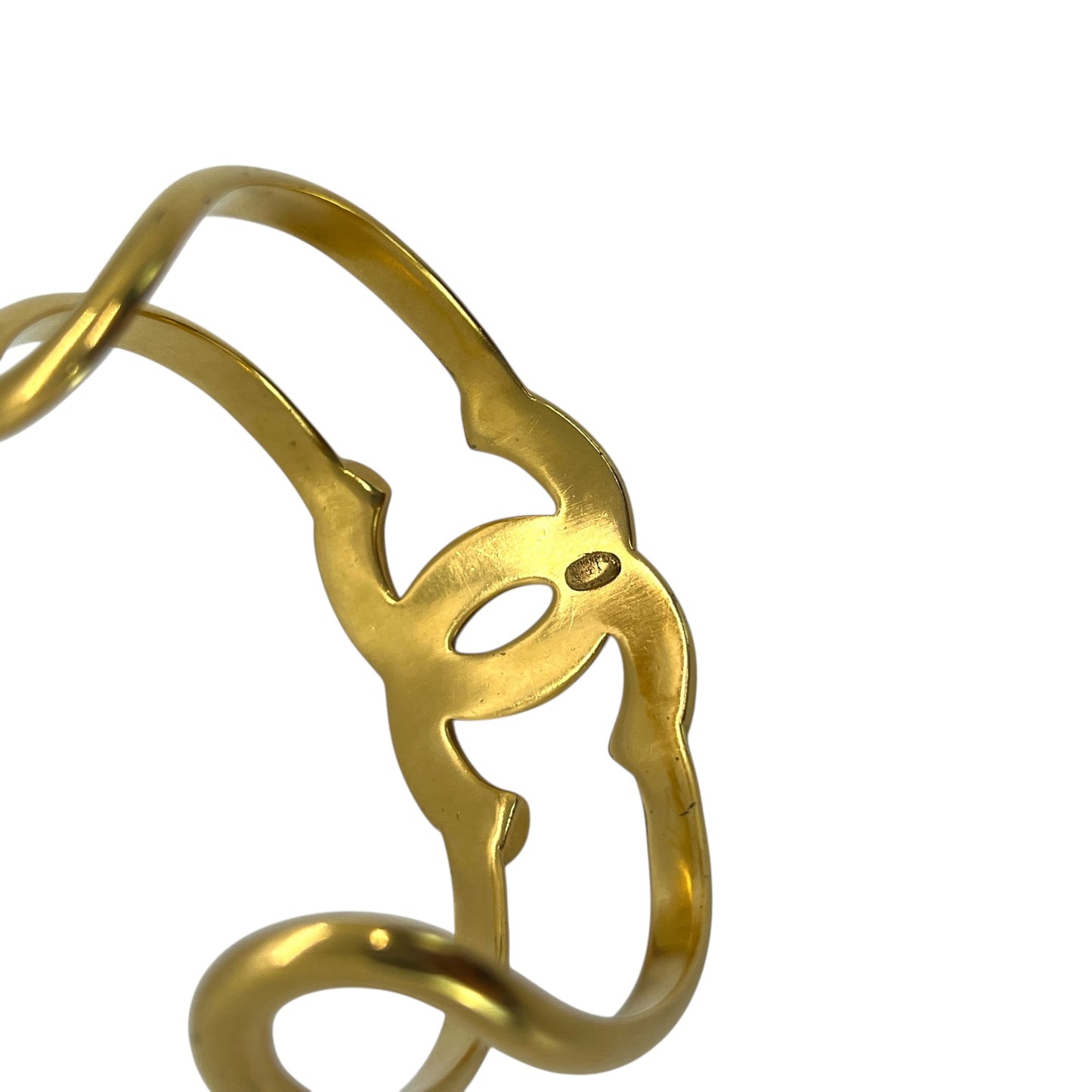 Chanel Vintage CC Bangle Bracelet