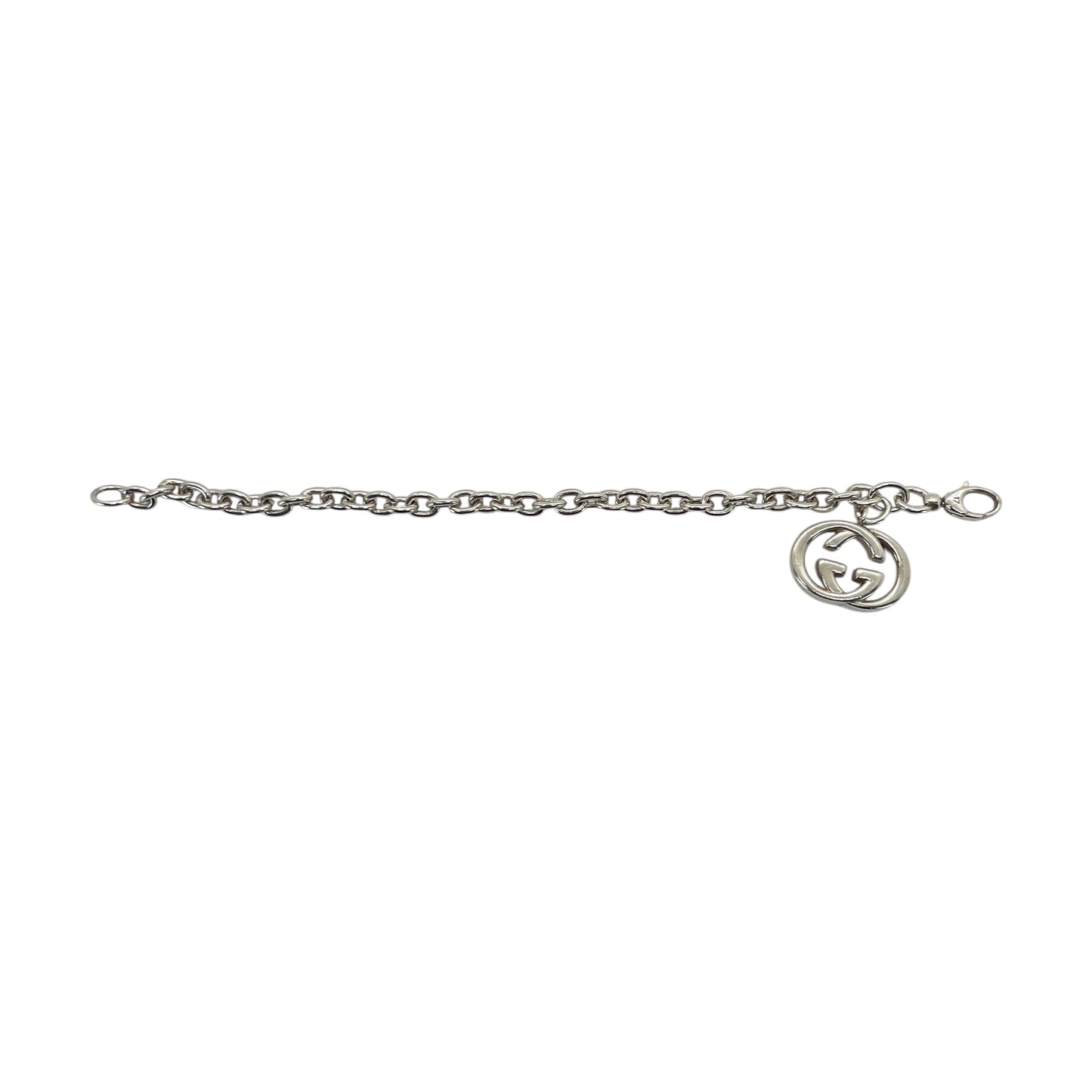 Gucci GG Sterling Silver Charm Bracelet