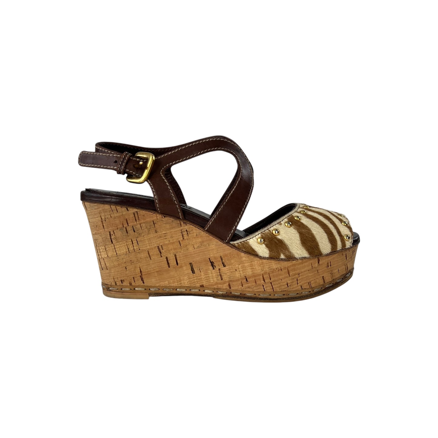 Prada Zebra Wedges