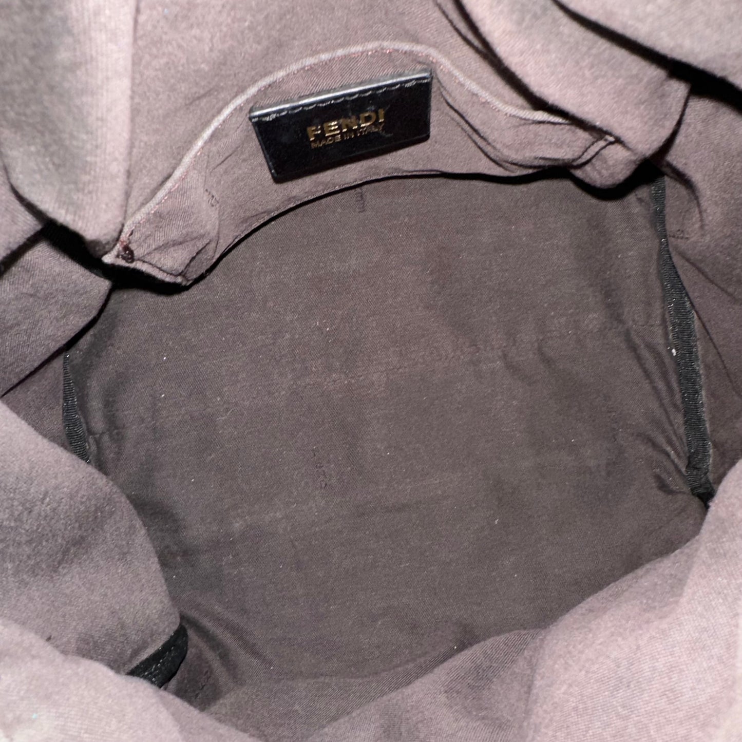 Fendi Vintage Zucchino Floral Mama Baguette Bag