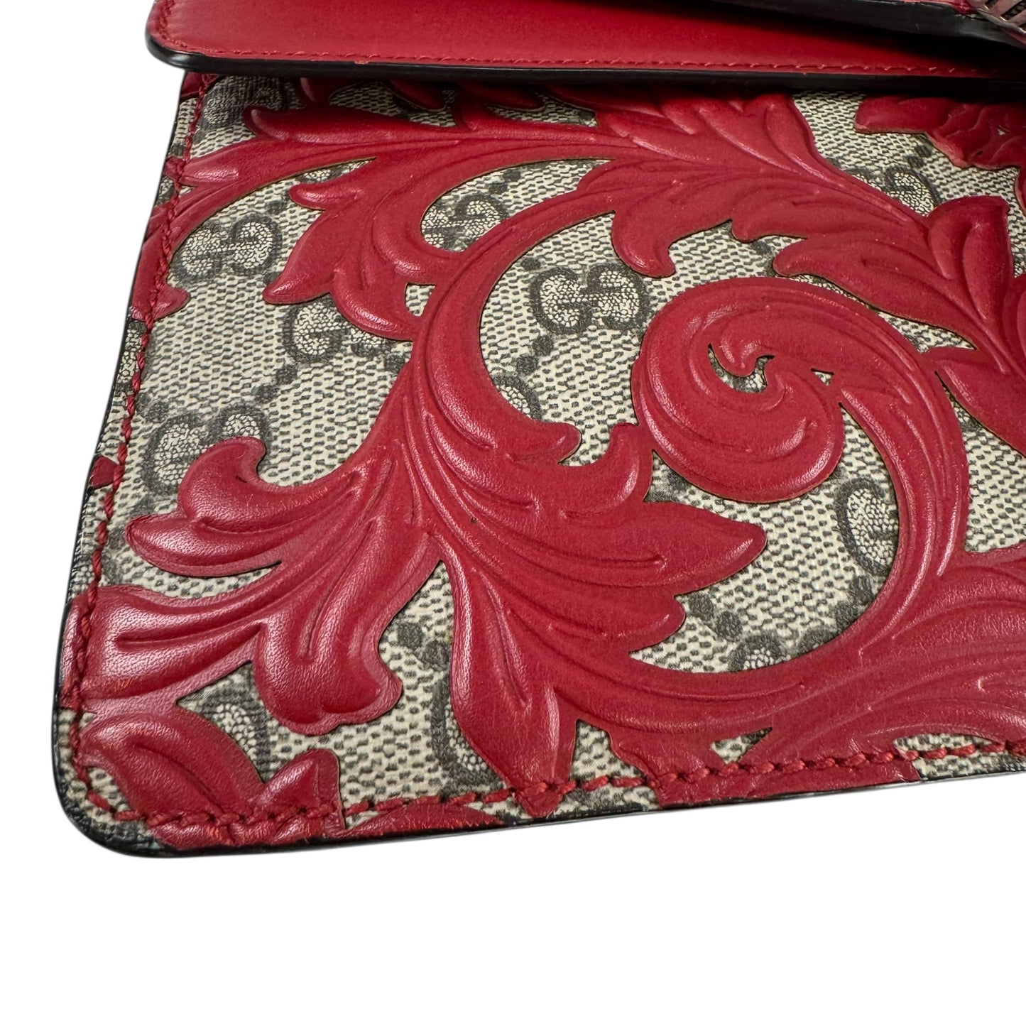 Gucci Monogram Supreme Arabesque Dionysus Shoulder Bag