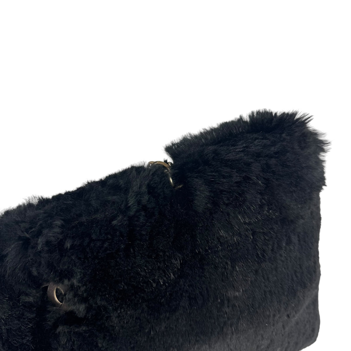 Chanel Vintage Rabbit Fur Shoulder Bag