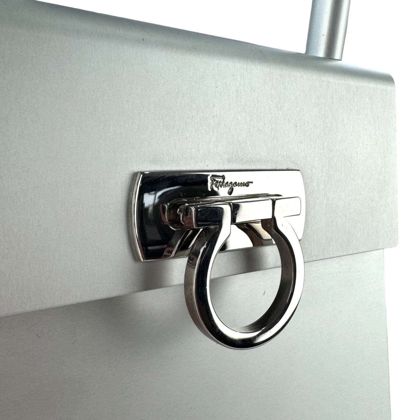 Ferragamo Metal Top Handle Bag