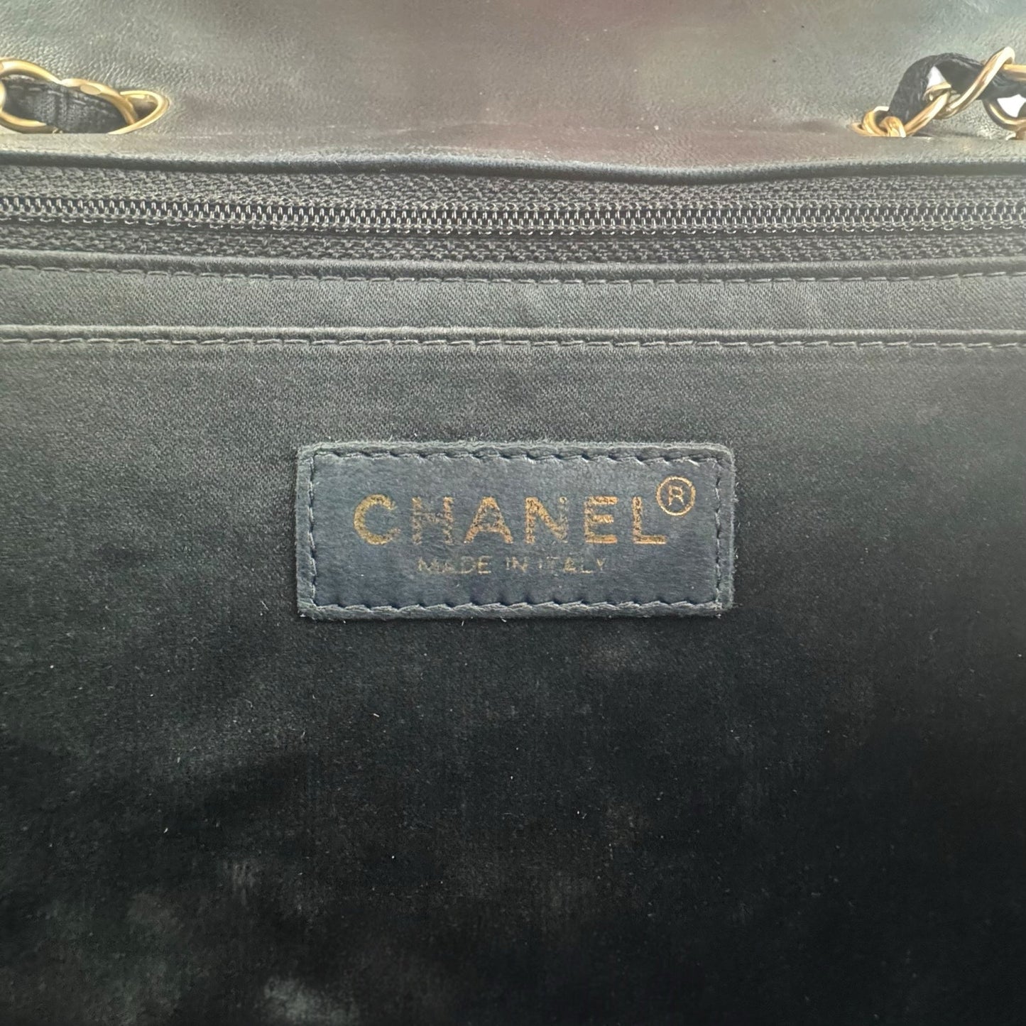 Chanel Vintage Travel Line Chocolate Bar Flap Bag