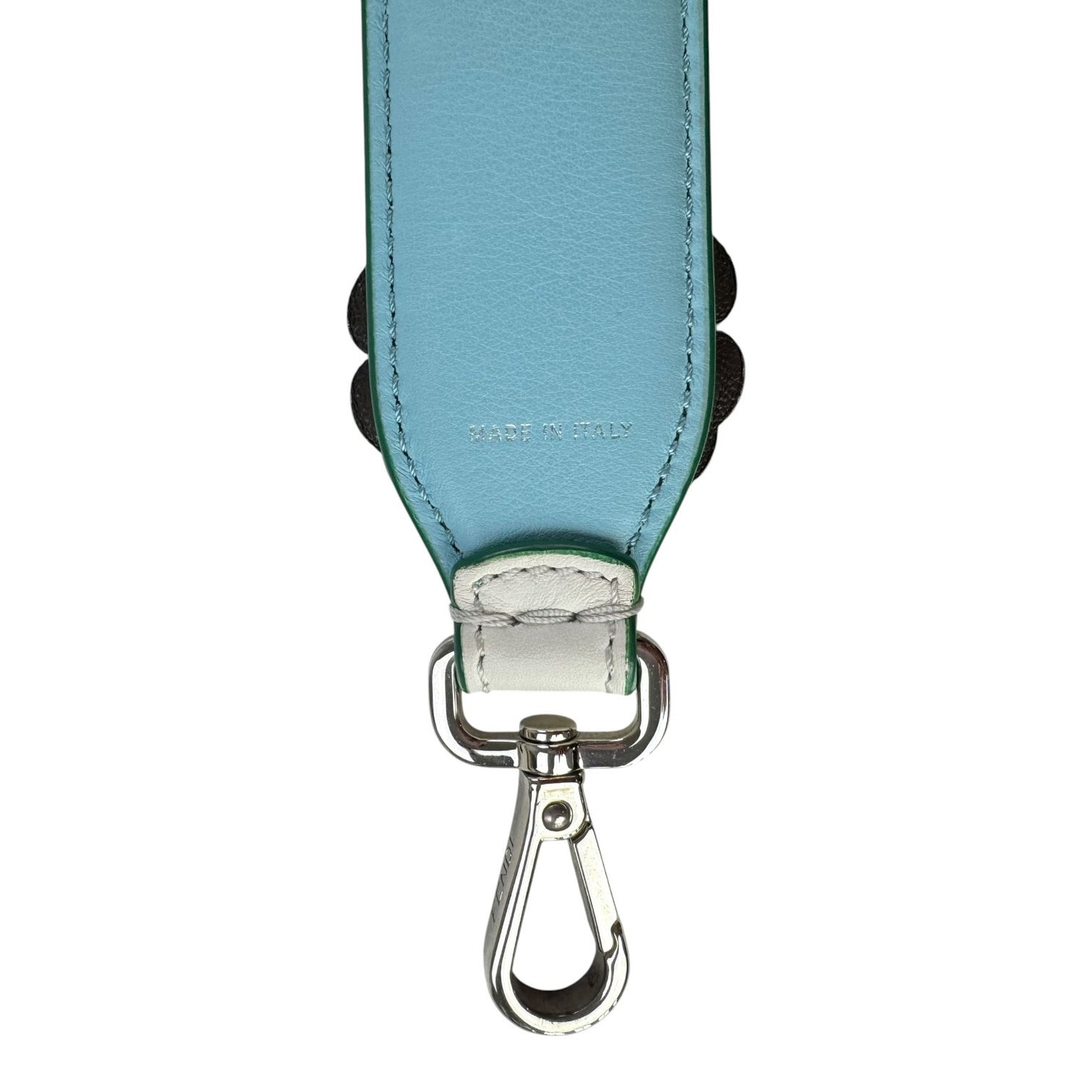 Fendi Studded Flower Leather Strap