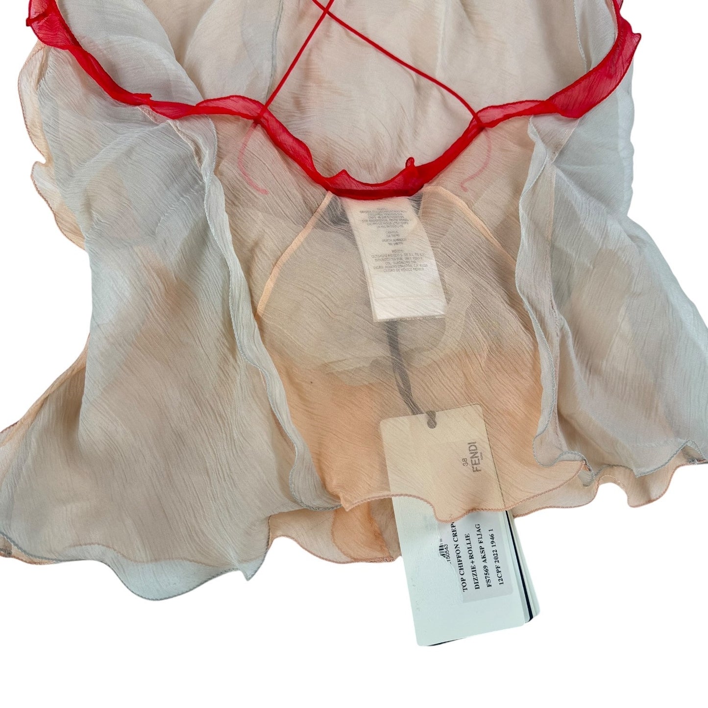 Fendi Silk Sheer Tanktop