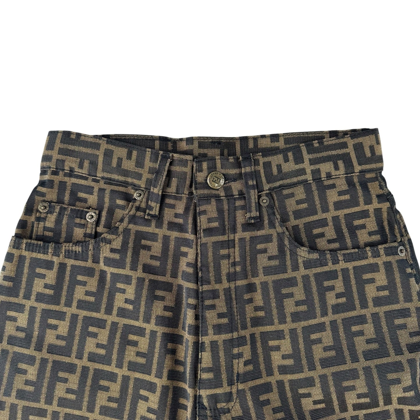 Fendi Vintage Zucca Print Pant