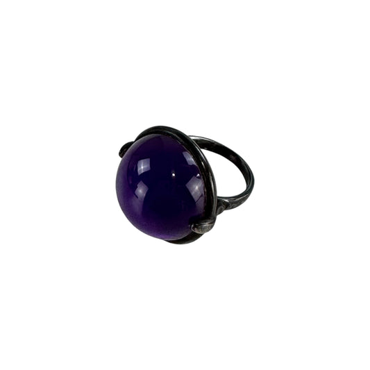 Bottega Veneta Purple Bubble Ring