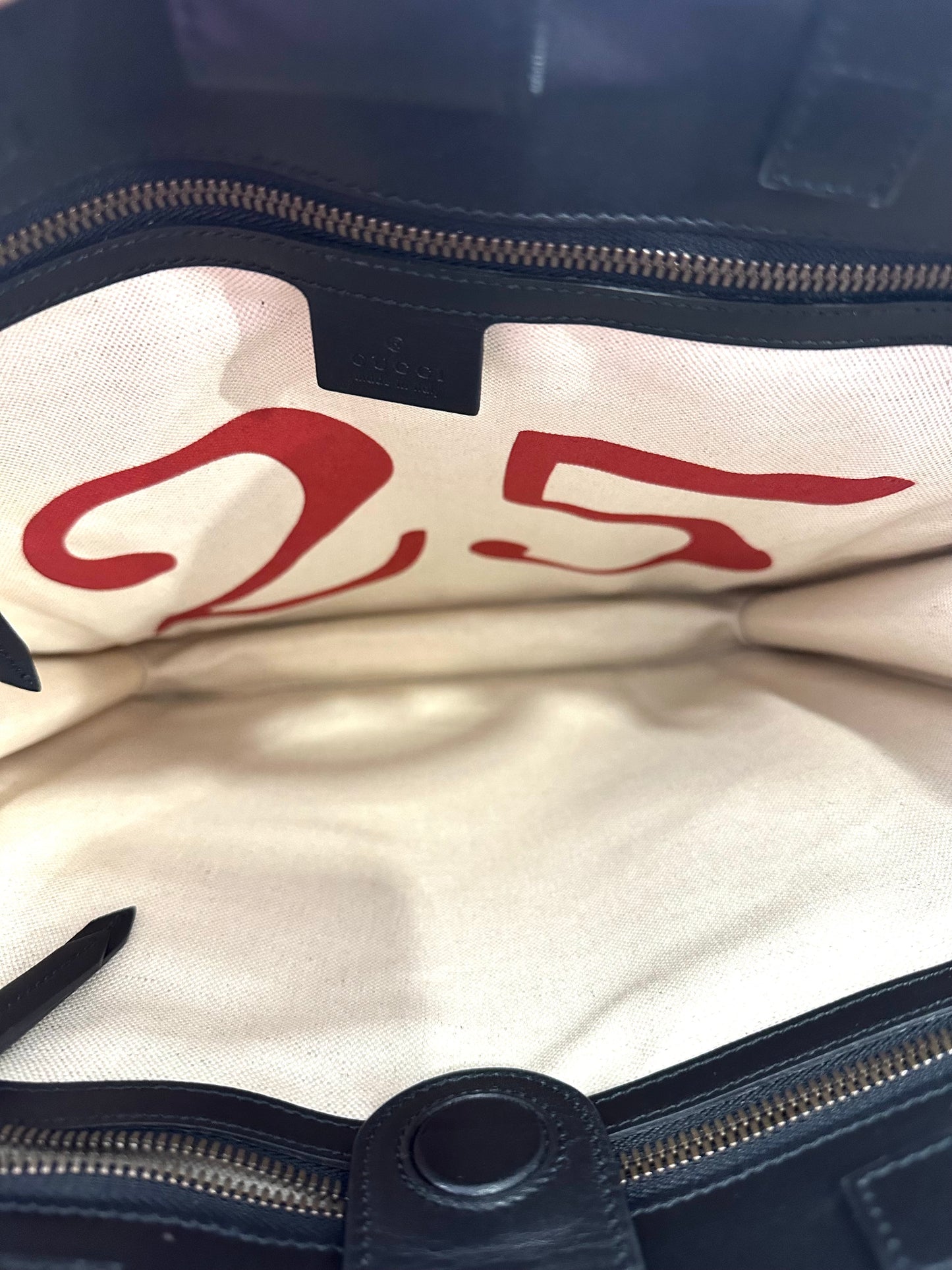 Gucci Monogram Snake Tote Bag