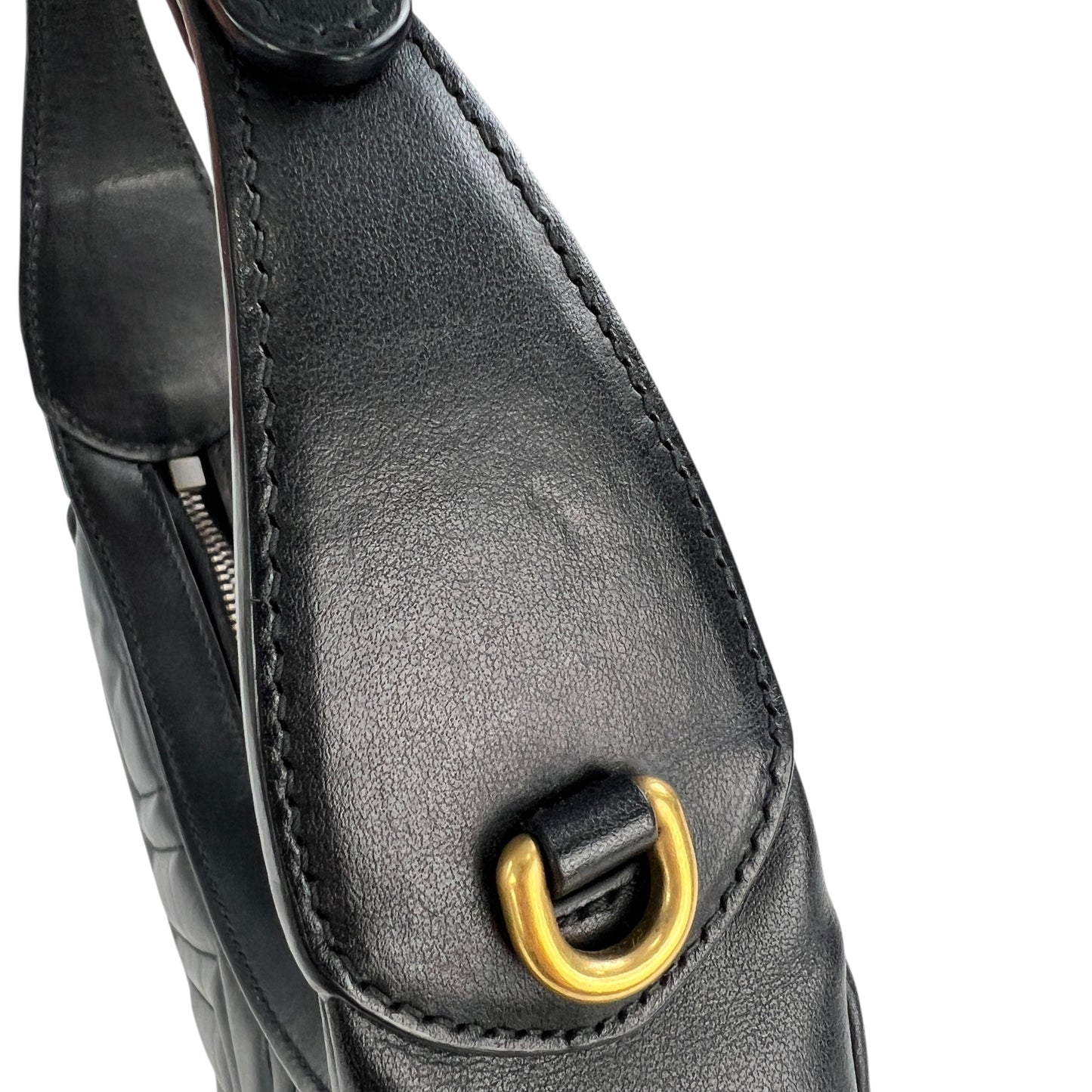 Gucci GG Marmont Croissant Leather Hobo Bag