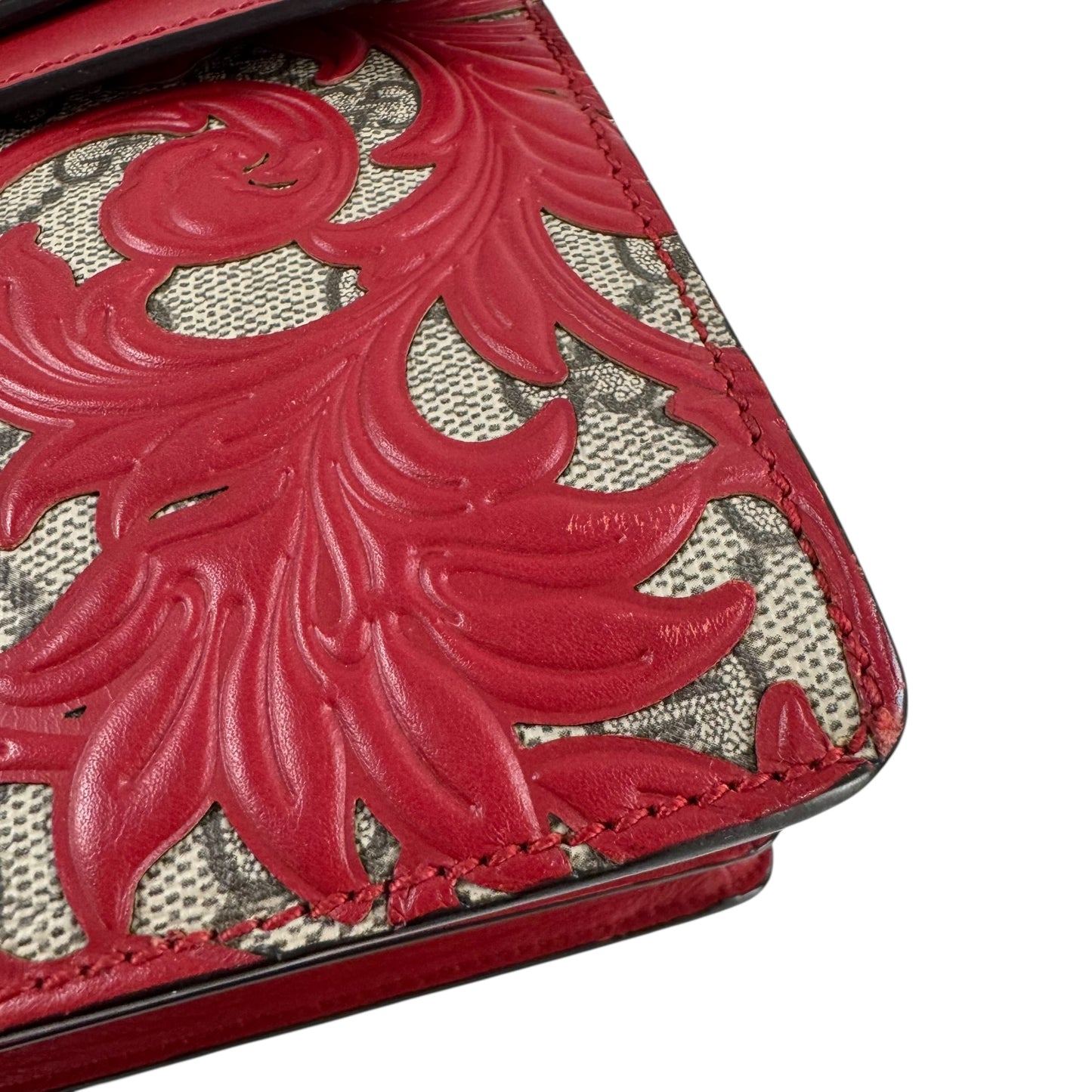 Gucci Monogram Supreme Arabesque Dionysus Shoulder Bag