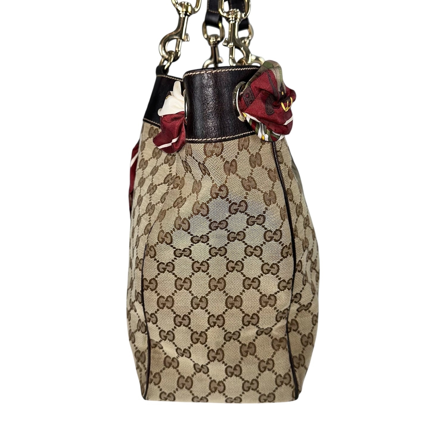 Gucci Monogram Positano GM Tote Bag