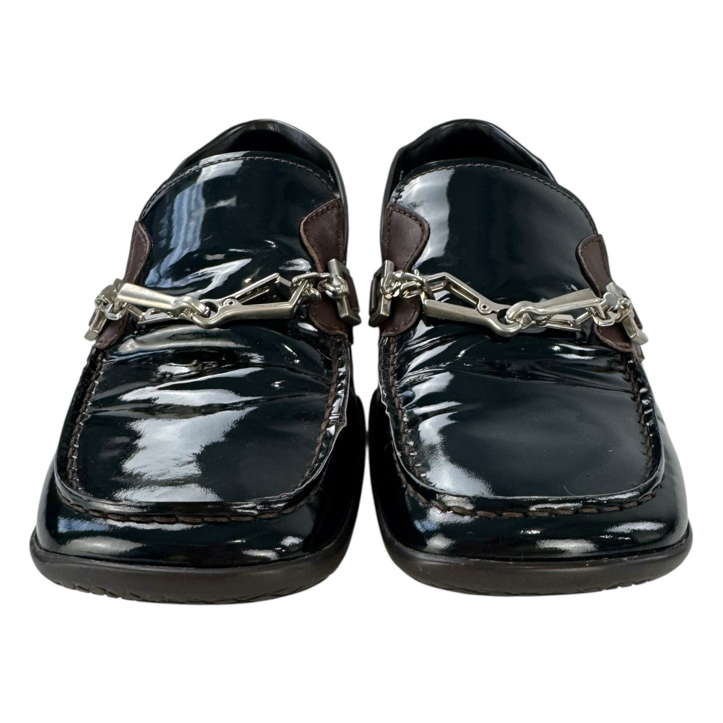Prada Vintage Patent Leather Loafers