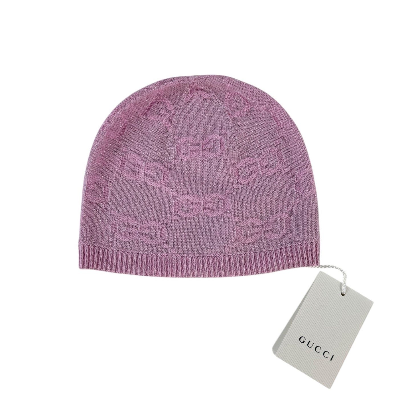 Gucci Monogram Pink Kid’s Beanie