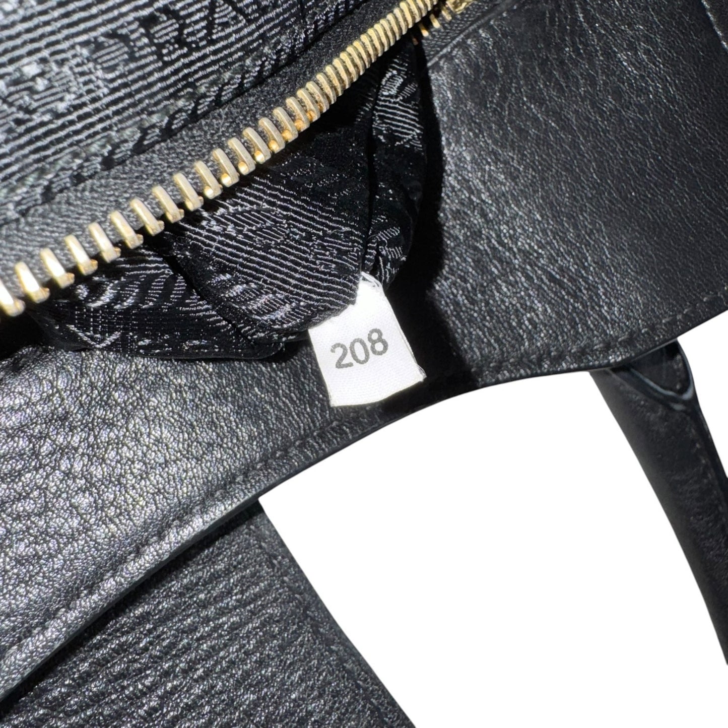 Prada Vitello Daino Pushlock Shoulder Bag