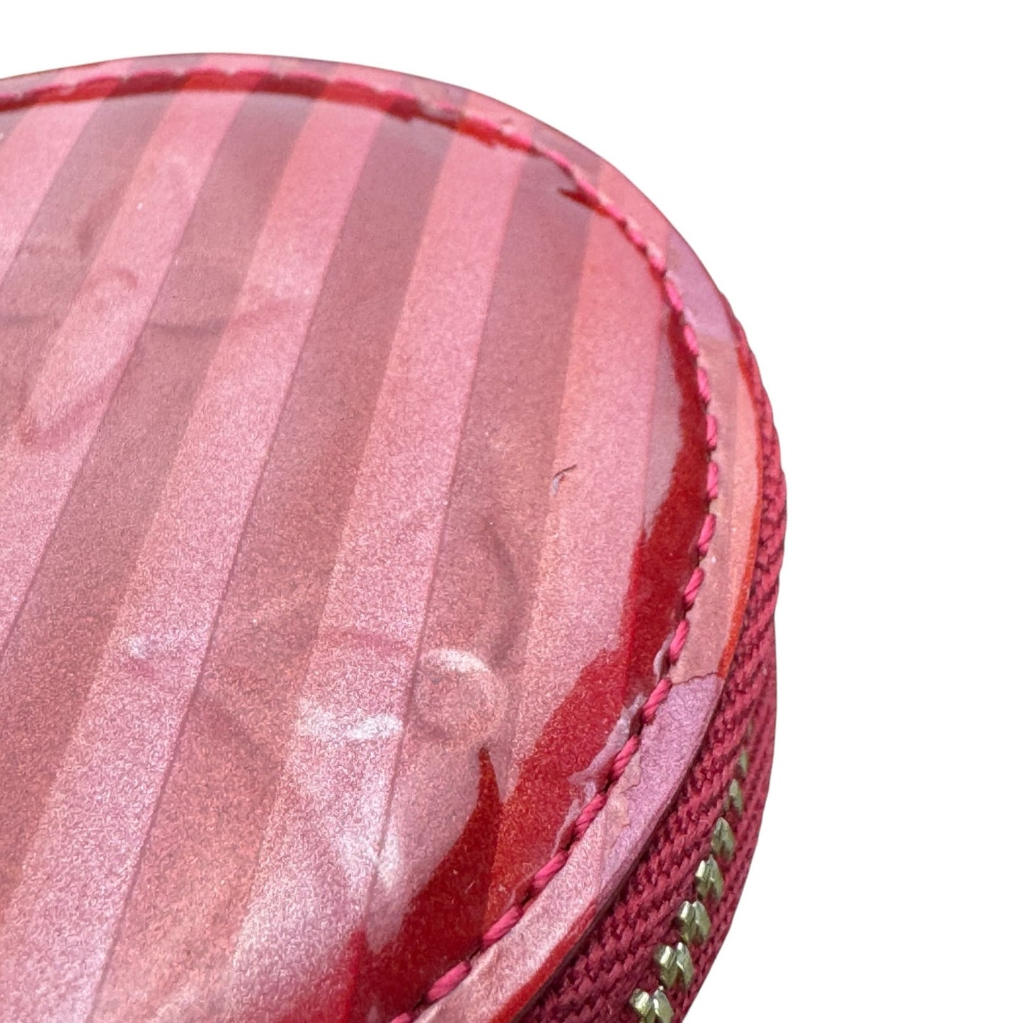 Louis Vuitton Vernis Striped Heart Zippy Pouch