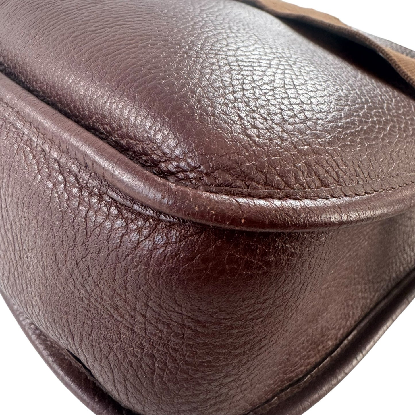 Hermes Brown Leather Taurillon Clemence Evelyne Gen I PM Bag