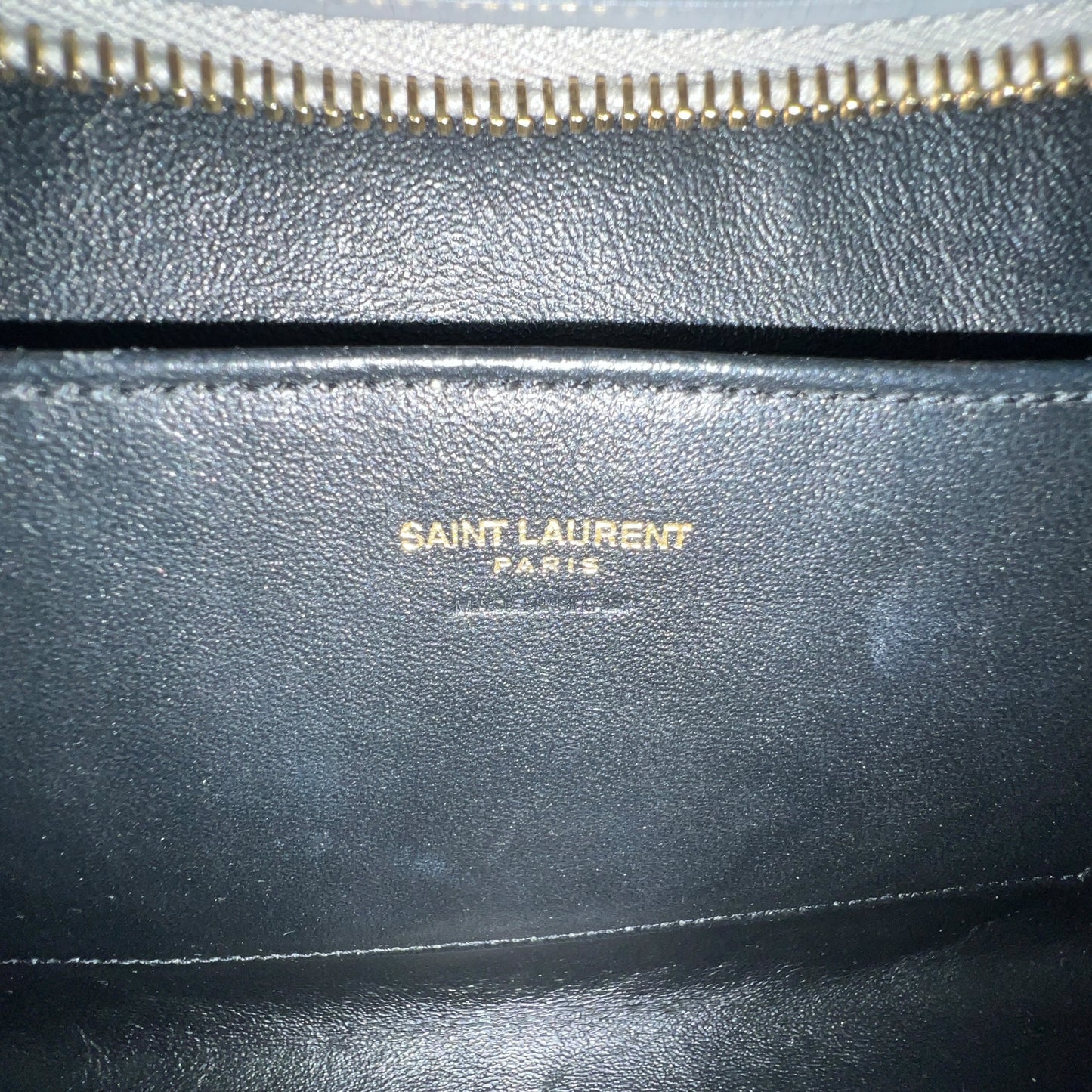 Saint Laurent Baby Cabas Leather Two-Way Bag