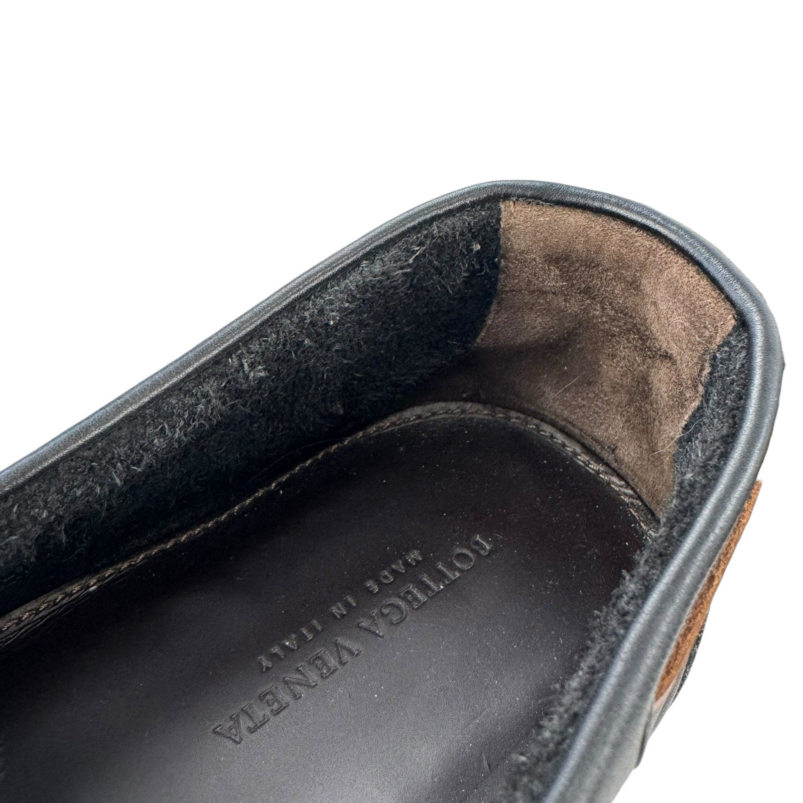 Bottega Veneta Leather Boat Shoes