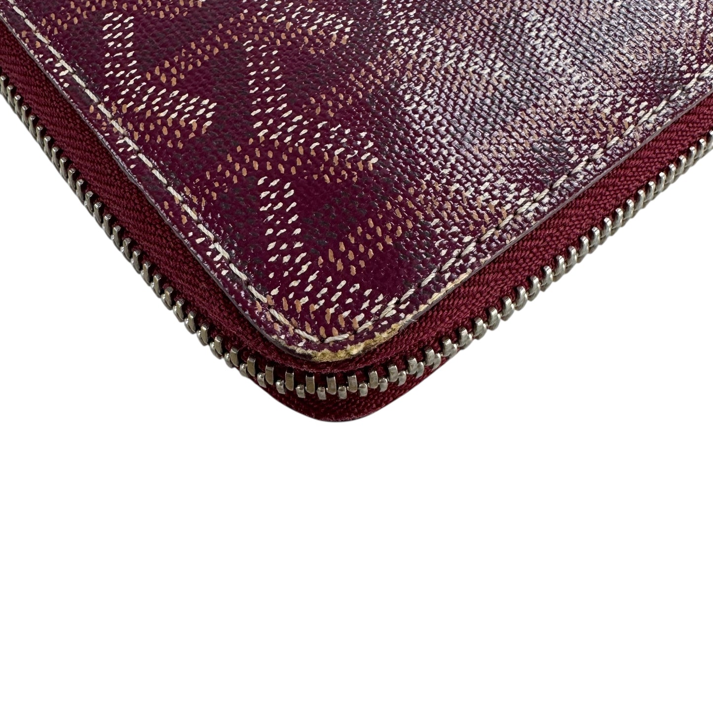 Goyard Matignon Bordeaux Zip Around Wallet
