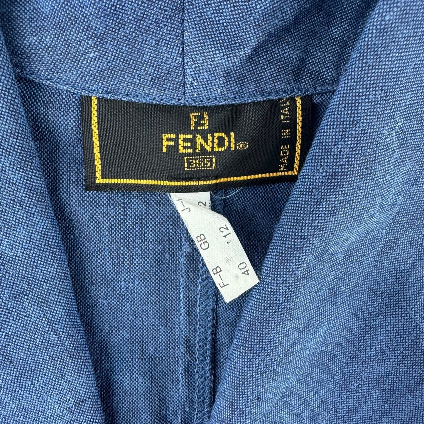 Fendi Vintage Linen Skirt & Top Set