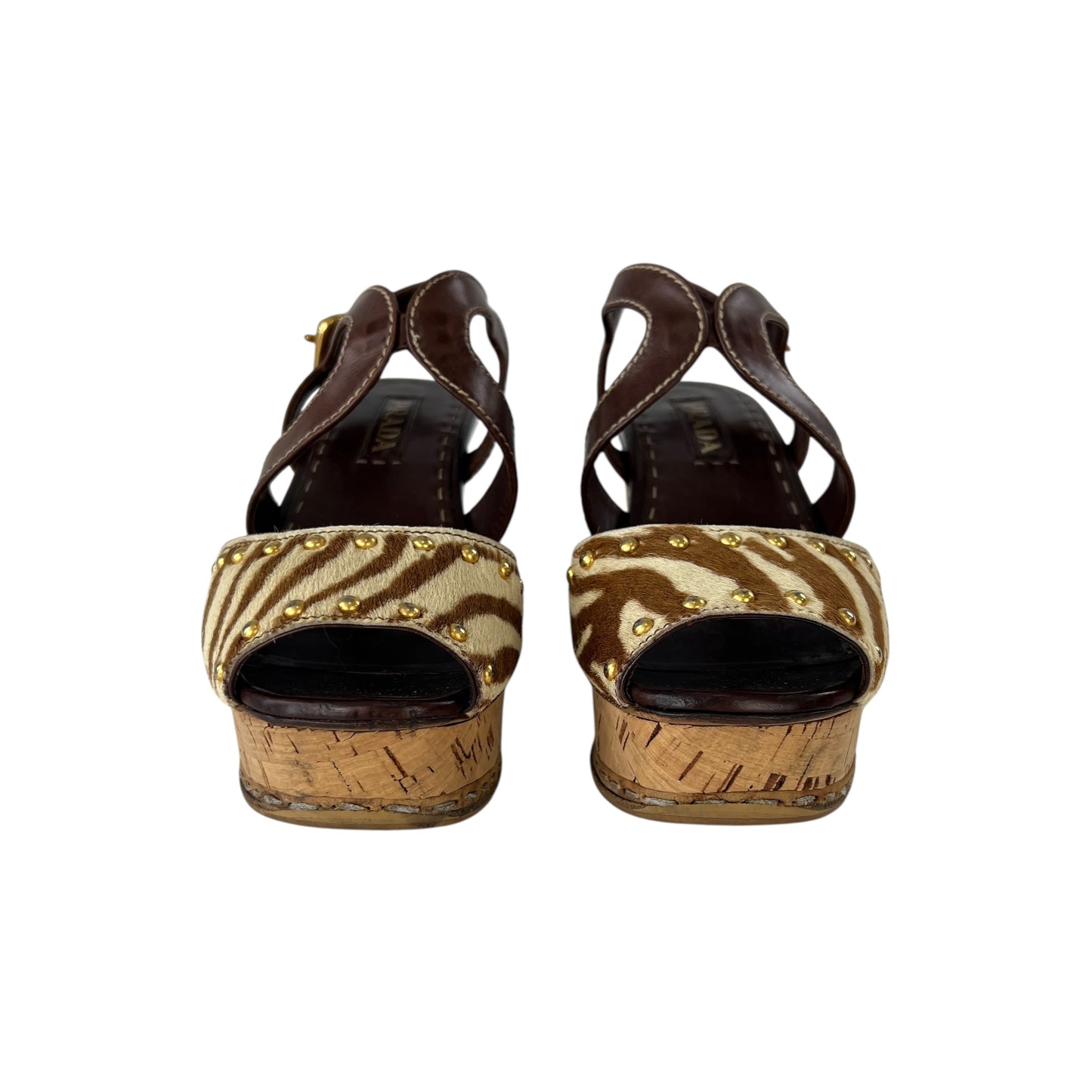 Prada Zebra Wedges
