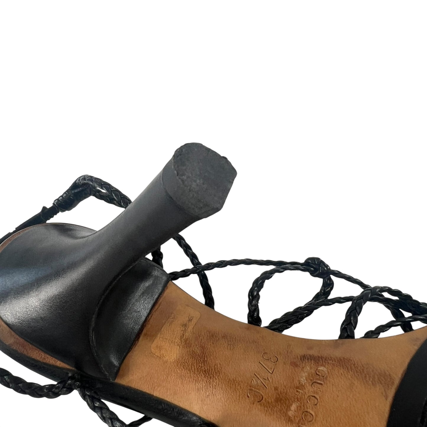 Gucci Braided Leather Heels