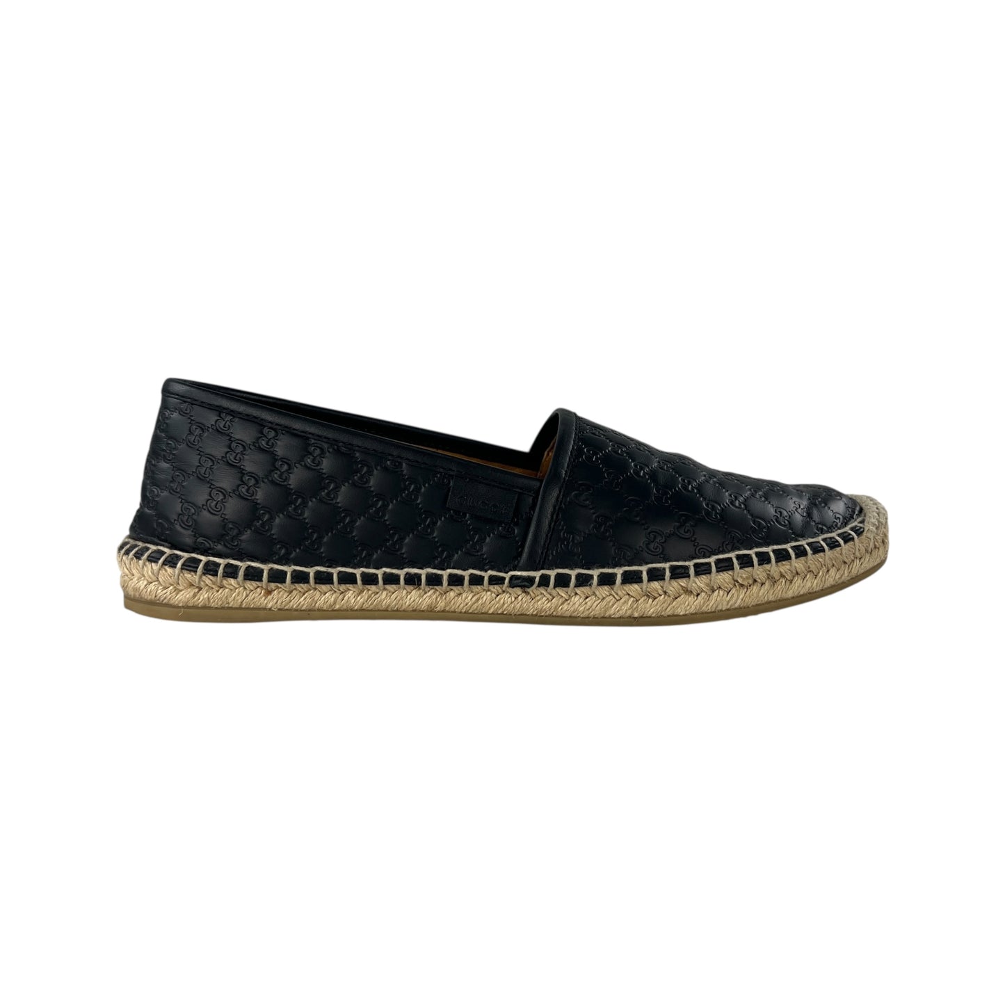 Gucci MicroGG Leather Espradilles