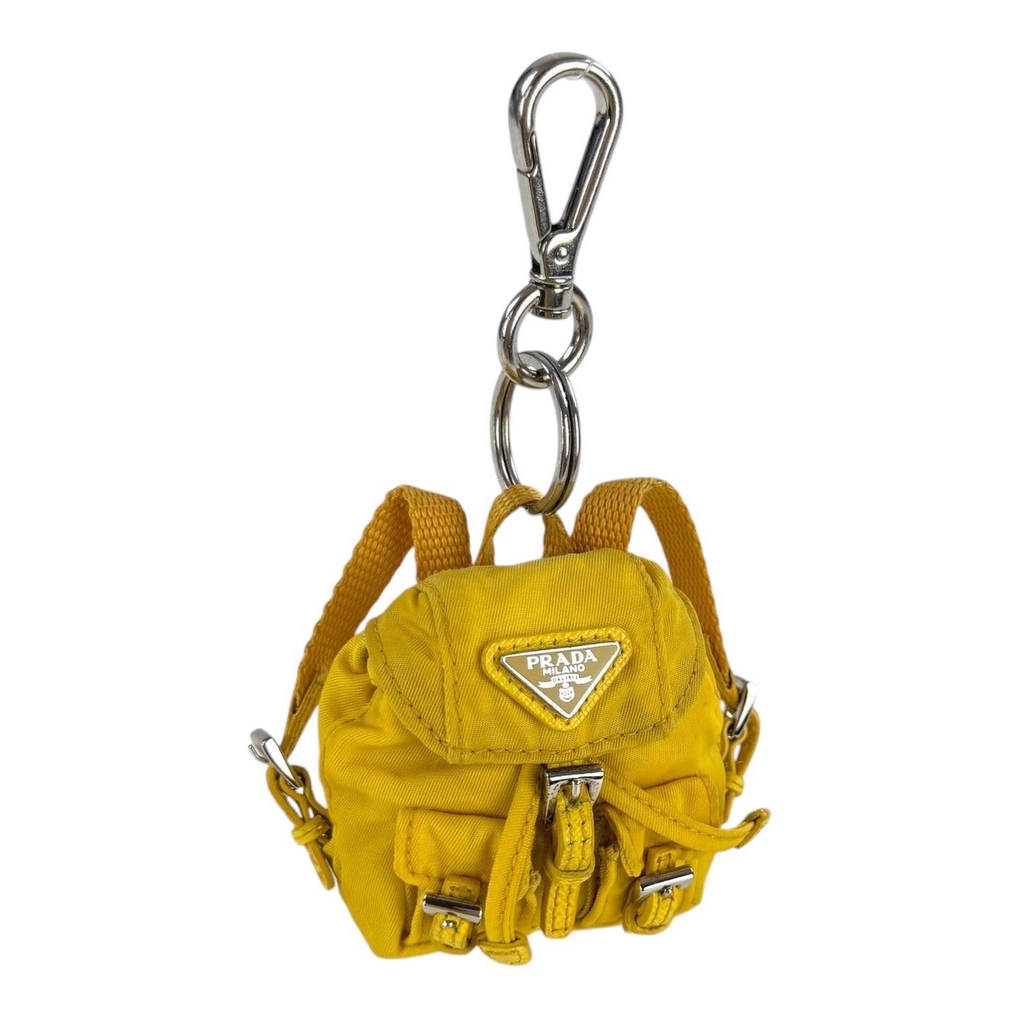 Prada Mini Nylon Backpack Charm