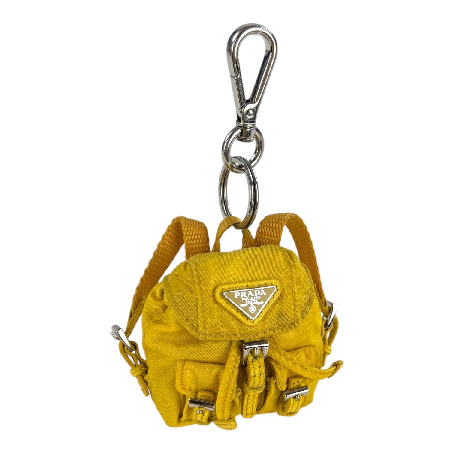 Prada Mini Nylon Backpack Charm