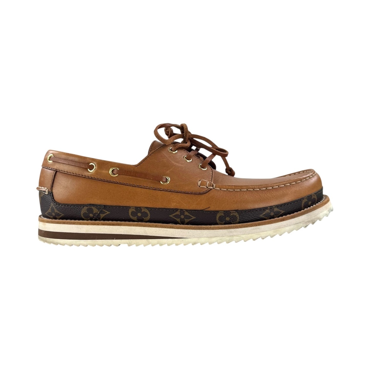 Louis Vuitton Leather Summerland Boat Shoes