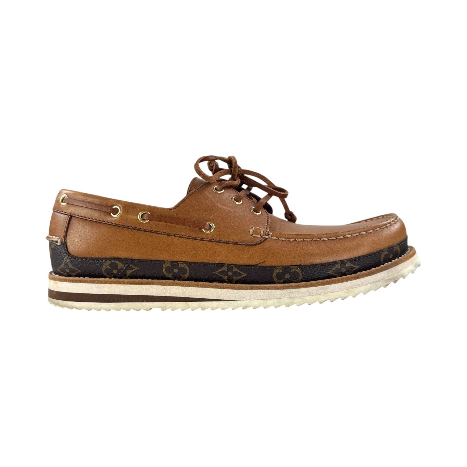 Louis Vuitton Leather Summerland Boat Shoes