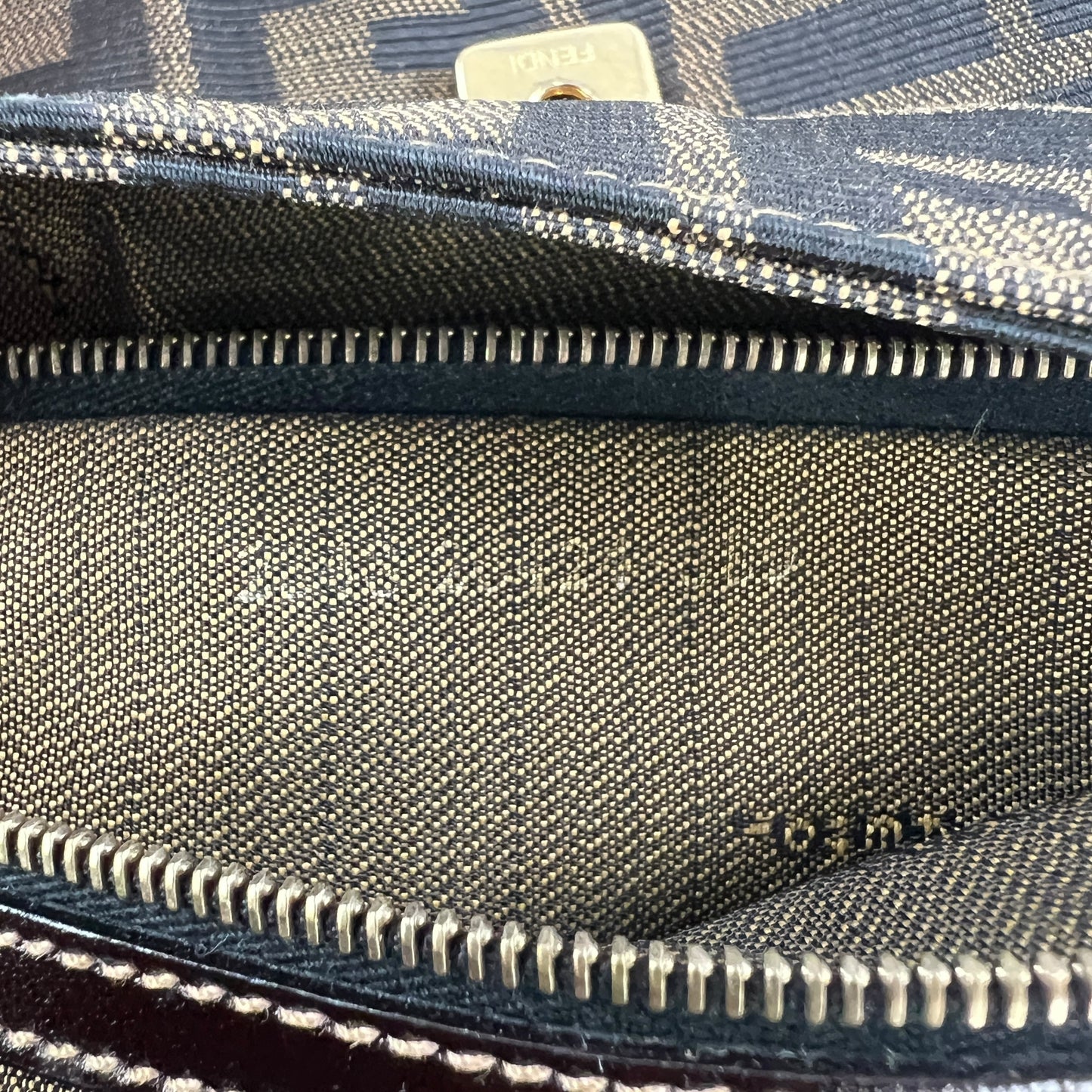 Fendi Vintage Zucca Baguette Shoulder Bag