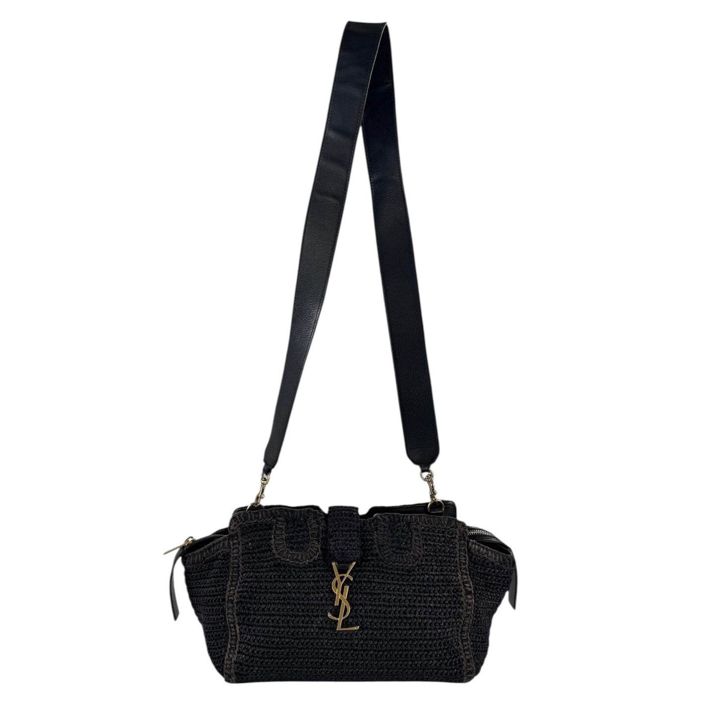 Saint Laurent Raffia Shoulder Bag
