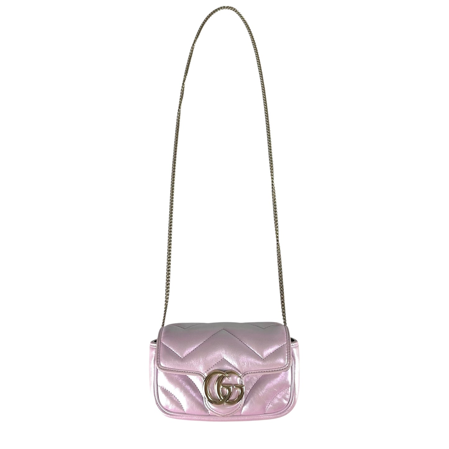 Gucci GG Marmont Holographic Crossbody Bag