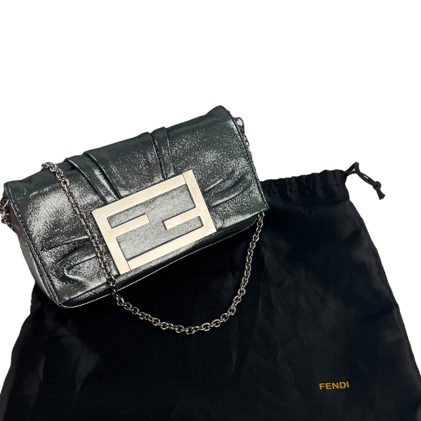 Fendi Mini Mia Metallic Bag