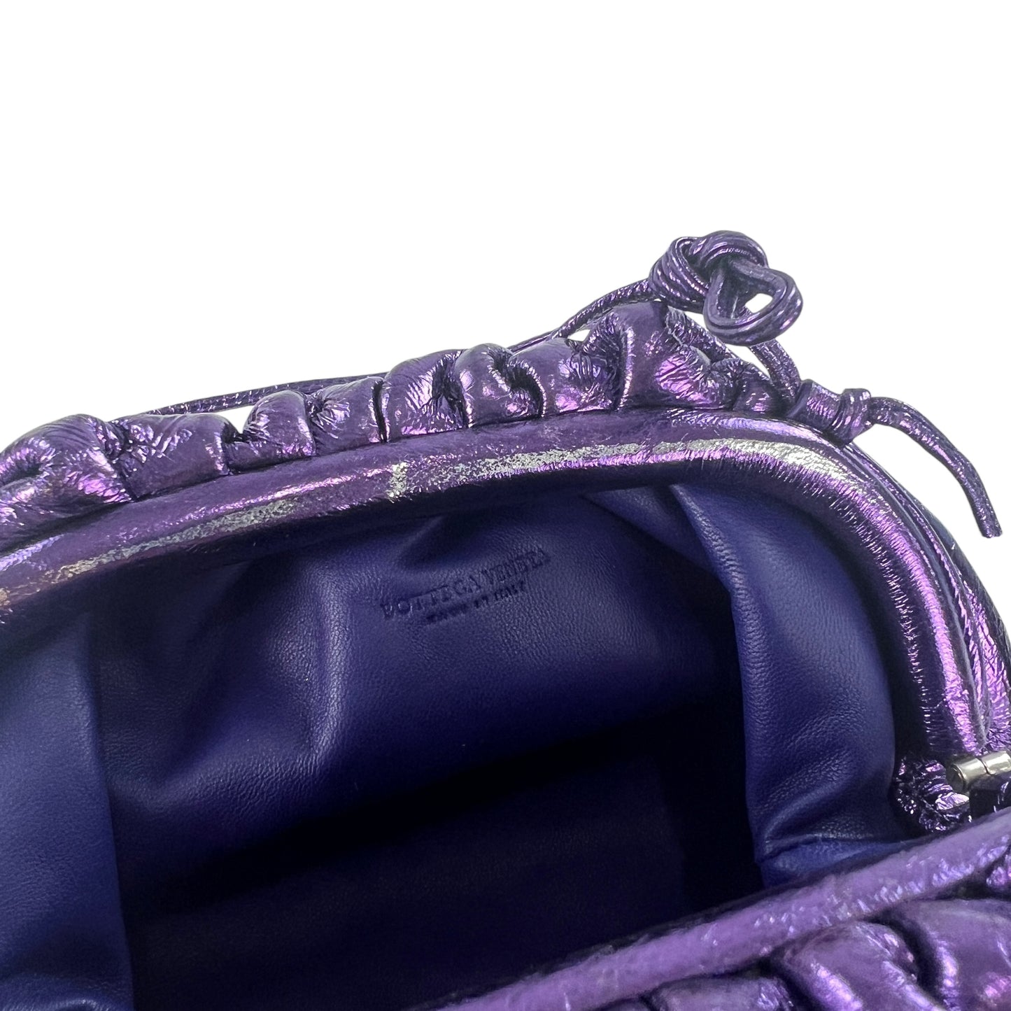 Bottega Veneta Metallic The Pouch Bag