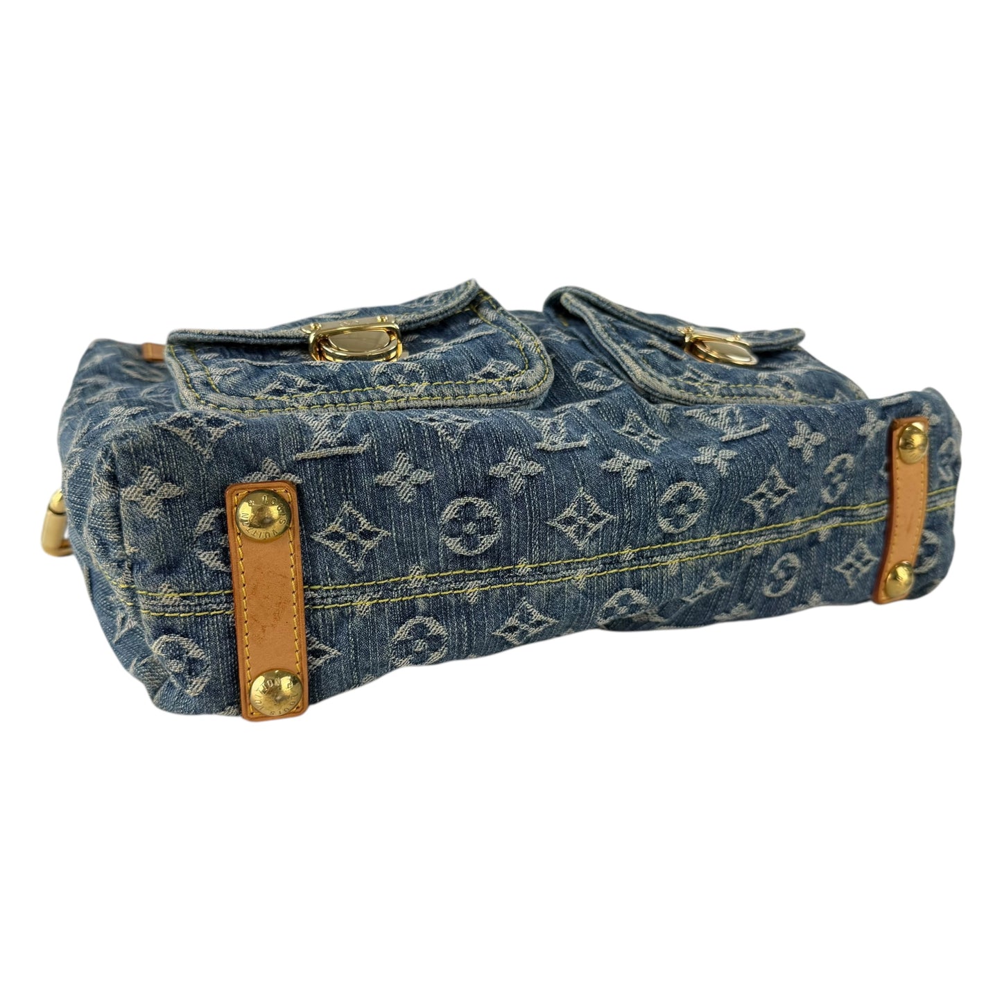 Louis Vuitton Monogram Denim Baggy GM Shoulder Bag