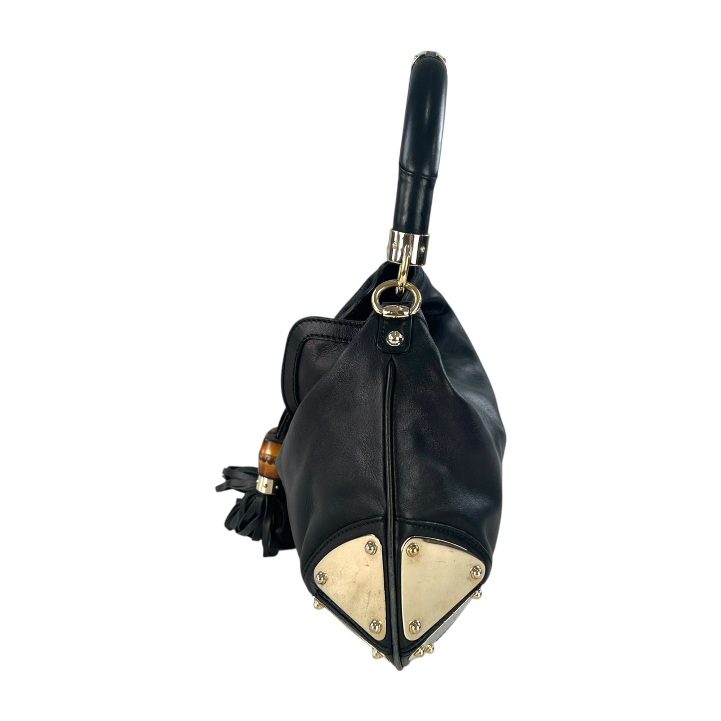 Gucci Indy Bamboo Tassel Bag