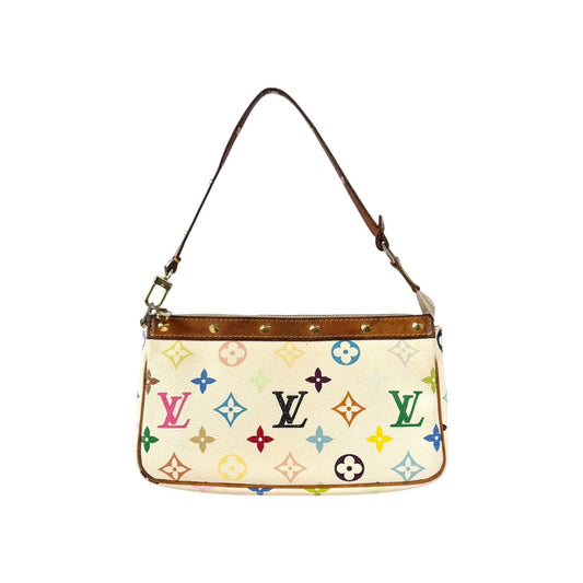 Louis Vuitton Vintage Murakami Multicolor Studded Pochette Bag