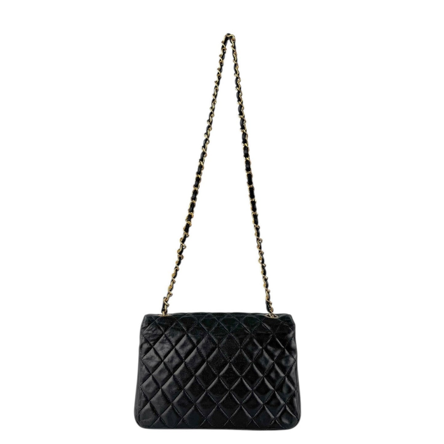 Chanel Vintage Round Flap Matelasse Shoulder Bag