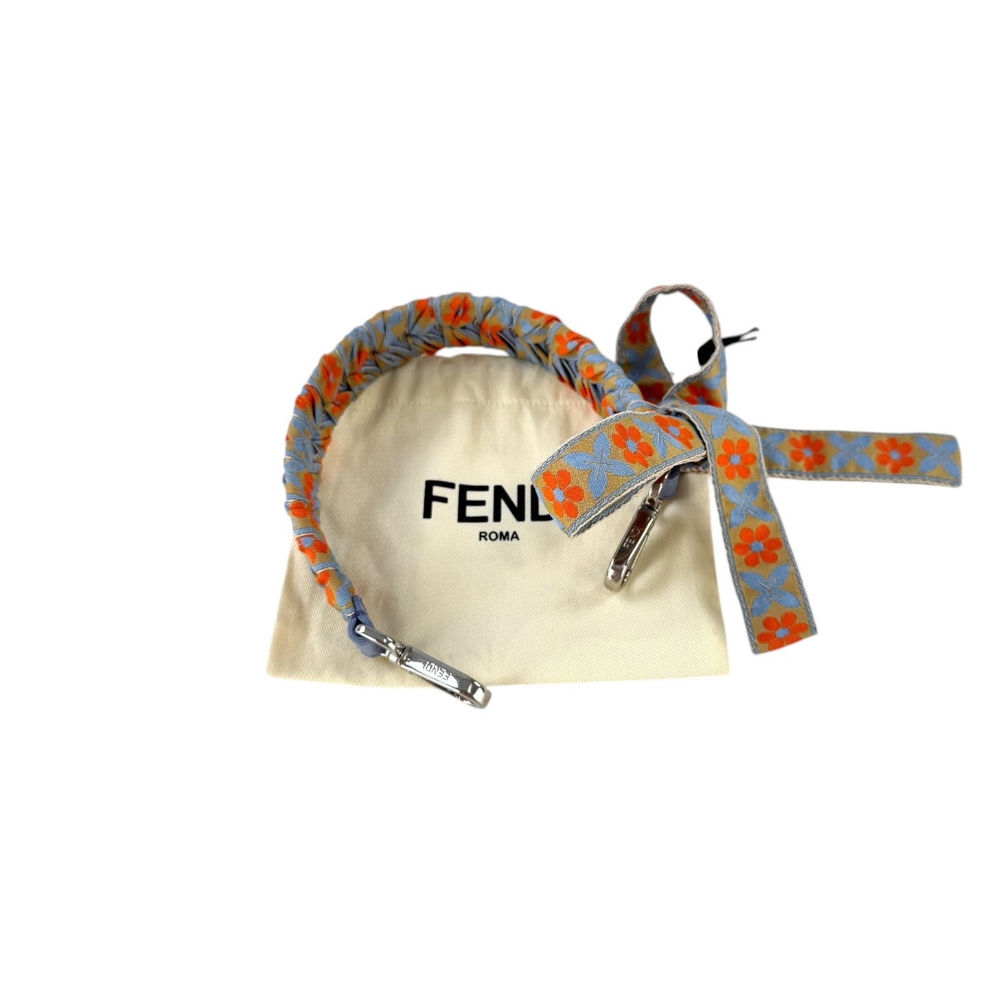 Fendi Strap You Orange Flower Bag Strap