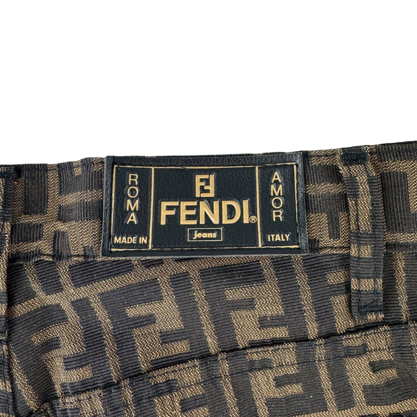 Fendi Vintage Zucca Print Pant