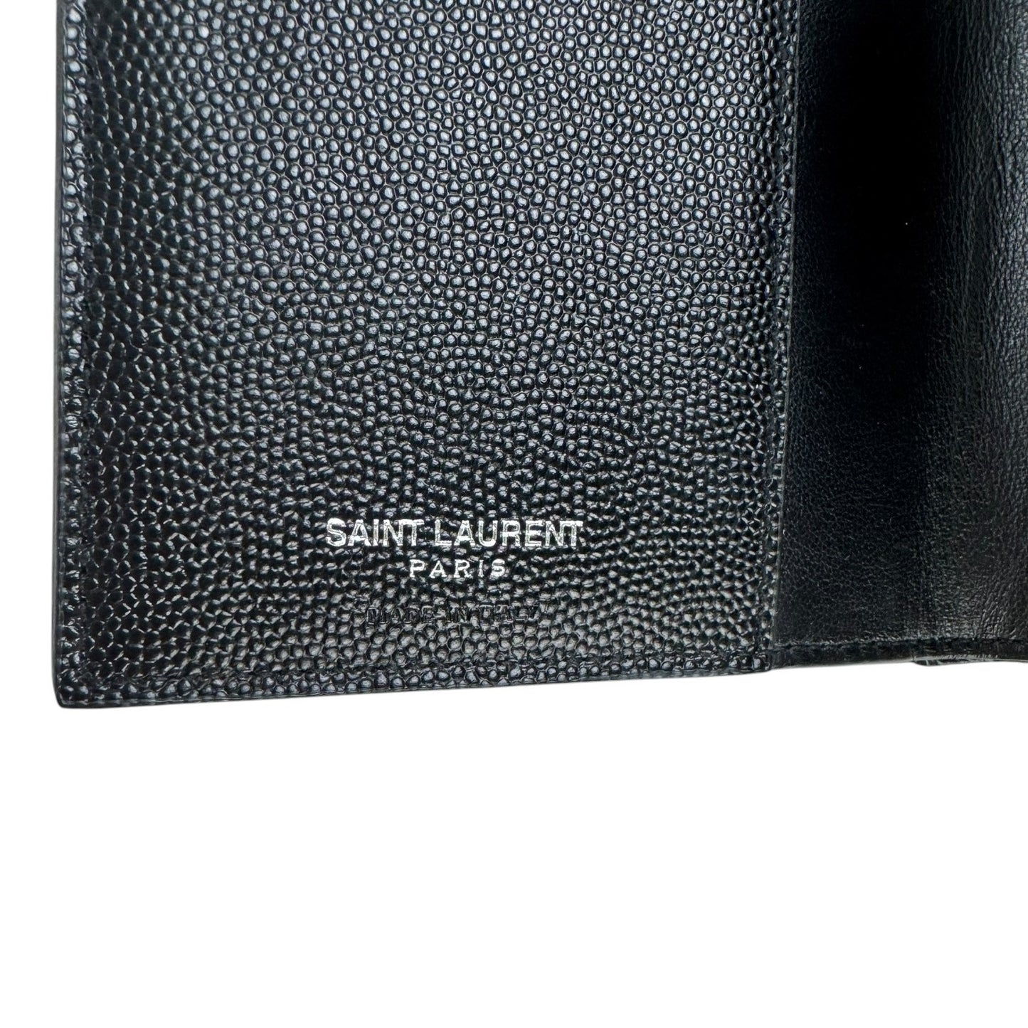 Saint Laurent Cassandre Matelassé Trifold Wallet