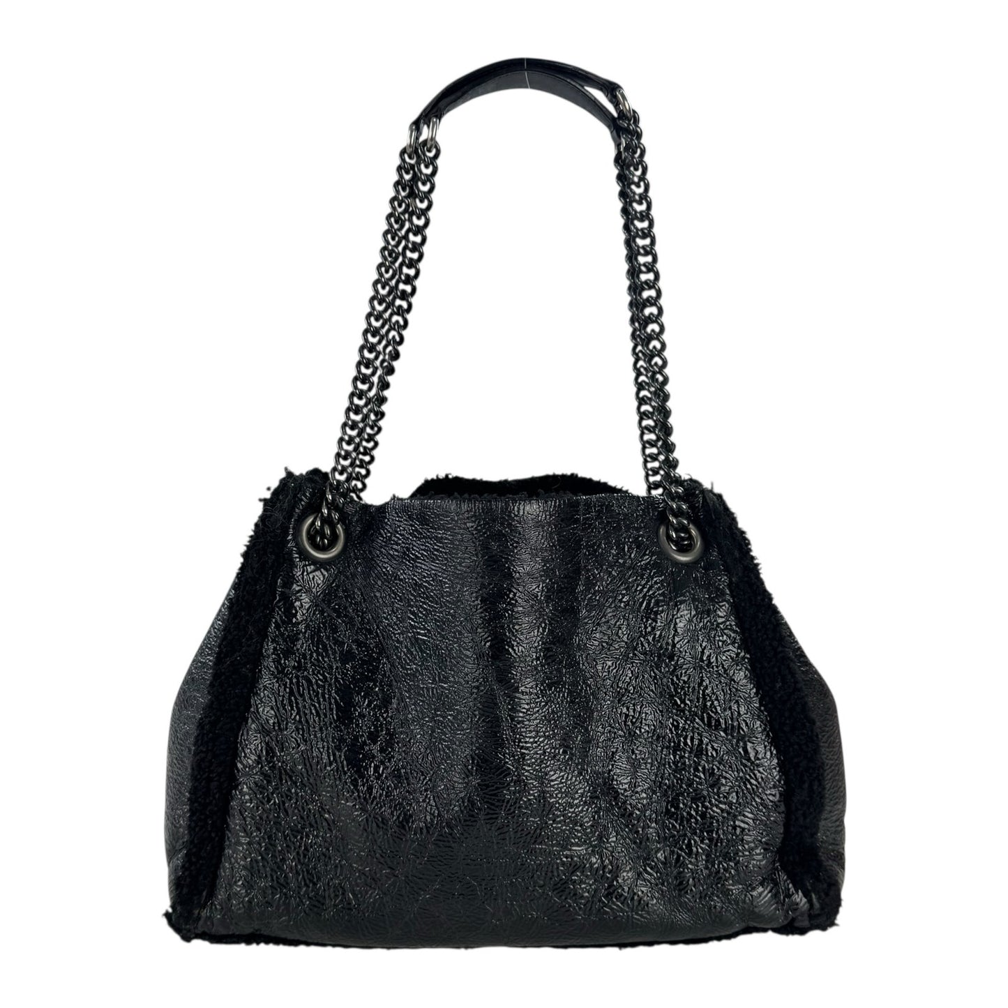 Gucci Soho Shearling Double Chain Bag