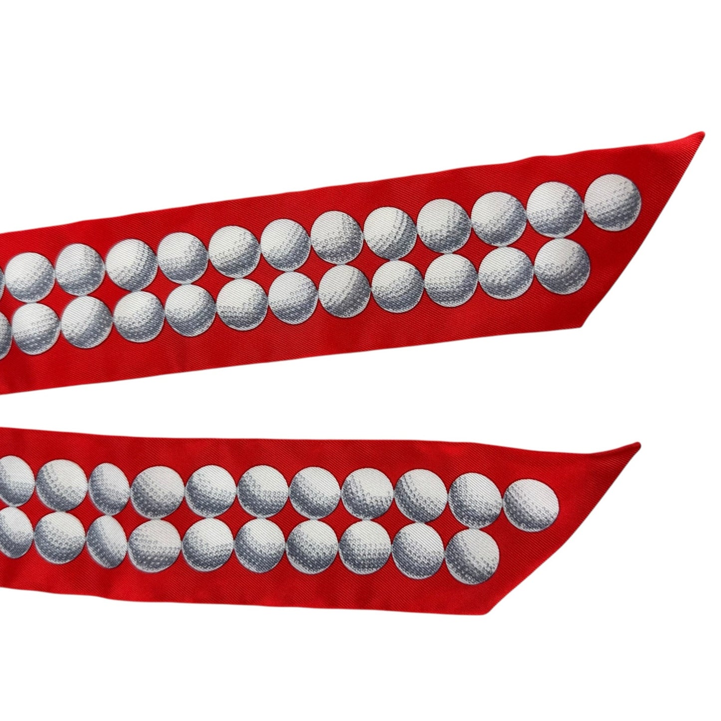 Hermes Golf Ball Silk Twilly